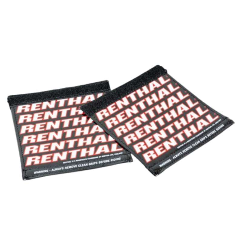 RENTHAL Clean Grips Griffschutz - schwarz/rot