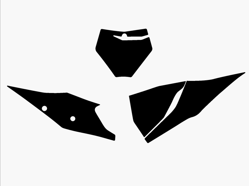 BLACKBIRD-Kennzeichen-Aufkleber