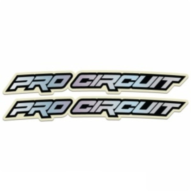 PRO CIRCUIT-Hologramm-Vorderradkotflügel-Aufkleber
