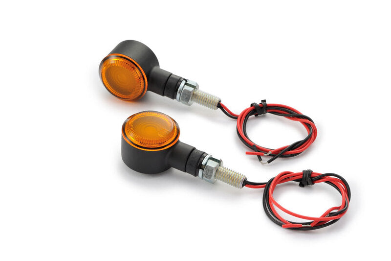 DAYTONA LED Blinker D-Light SOL, schwarz, gelbes Glas