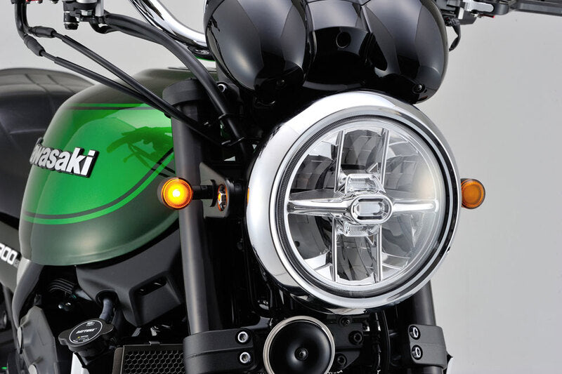 DAYTONA LED Blinker D-Light SOL, schwarz, gelbes Glas