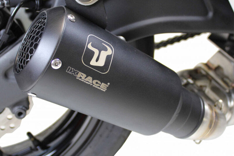 IXRACE MK2 Komplettanlage, Schwarz, CB 650 F/CBR 650 F, 14-