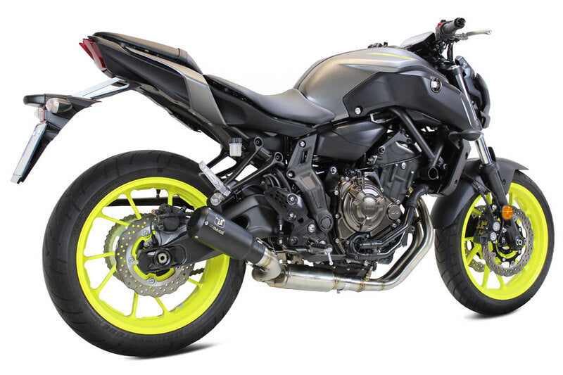 IXRACE MK2 Komplettanlage, Schwarz, Yamaha MT 07, 14-