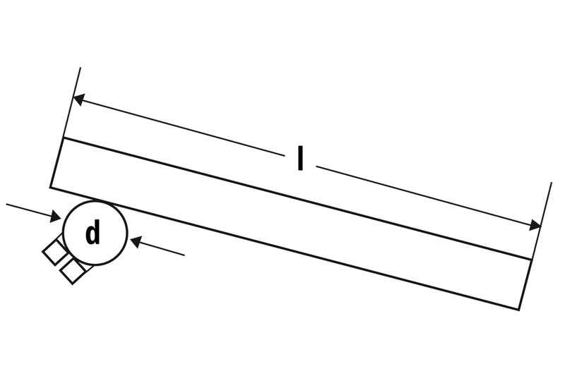 FEHLING Stump Handlebar Durchmesser 35 mm, Länge 265 mm