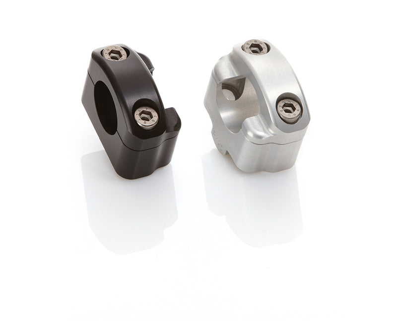 LSL Klemmböcke Ø22,2/Ø28,6/schwarz,+25mm
