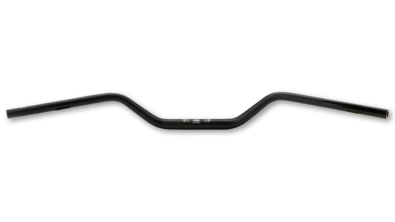 LSL X-Bar Alu-Lenker Flat Track X14, 1 1/8 Zoll, schwarz perlgestrahlt