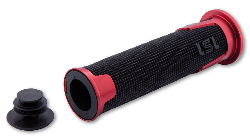 LSL ERGONIA Lenkergriffgummi, 7/8 Zoll (22,2 mm), 125 mm, dunkelrot