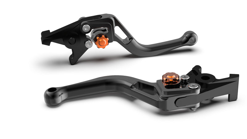 LSL Kupplungshebel BOW L48R, kurz, schwarz/orange