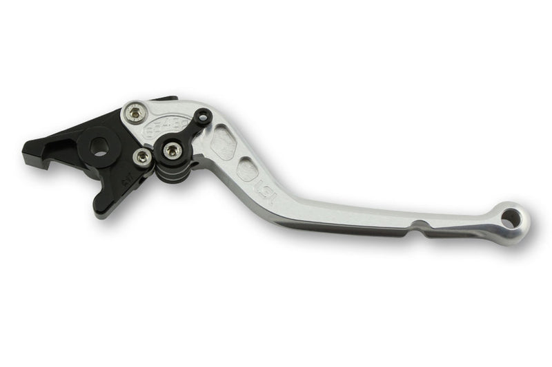 LSL Kupplungshebel Classic L07, silber/schwarz, lang