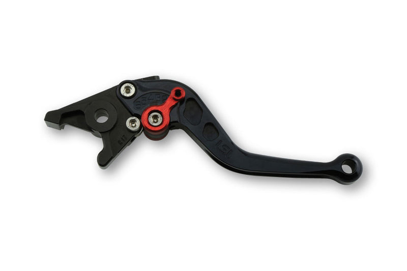 LSL Bremshebel Classic R53R, schwarz/rot, kurz