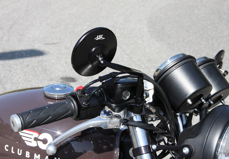 LSL LSL Spiegel Clubman mit LSL Logo Aufdruck, schwarz/rechts