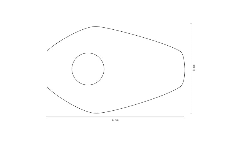 HIGHSIDER smart Montageplatten INDY SPACER für div. KAWASAKI, YAMAHA,SUZUKI, Set