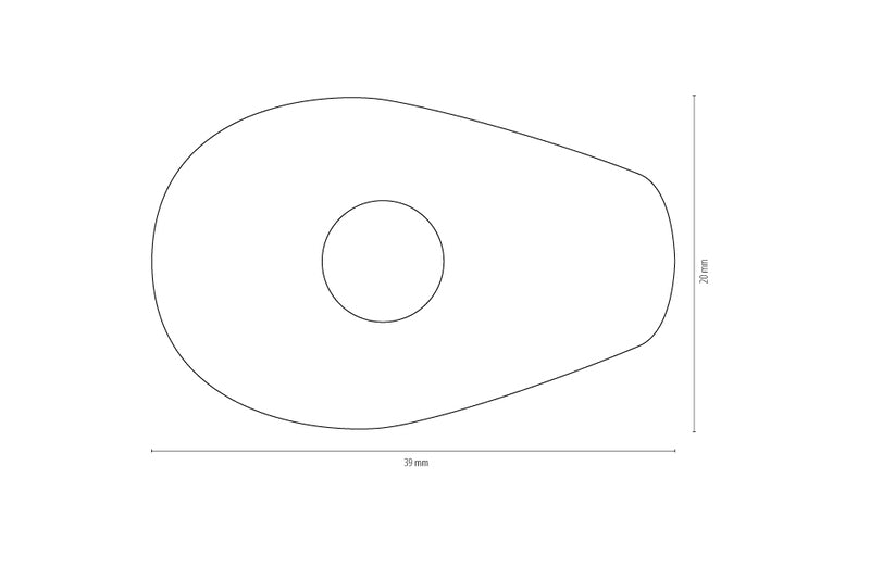 HIGHSIDER smart Montageplatten INDY SPACER für div. YAHMAHA, Set