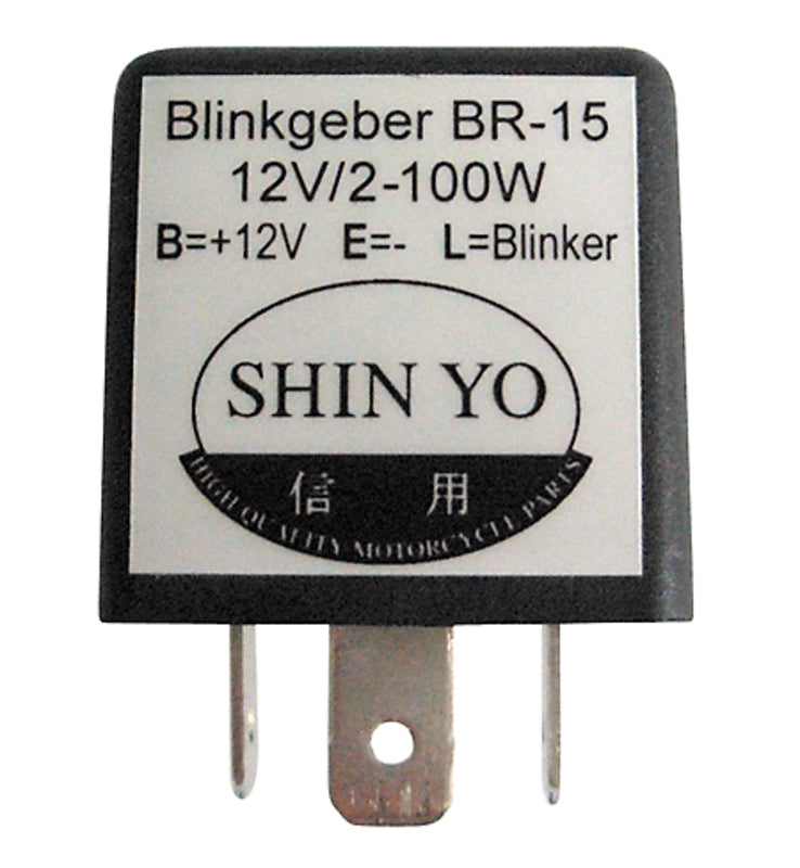 HIGHSIDER smart Blinkrelais SY-02, 3polig, 12 VDC, 1-100 Watt