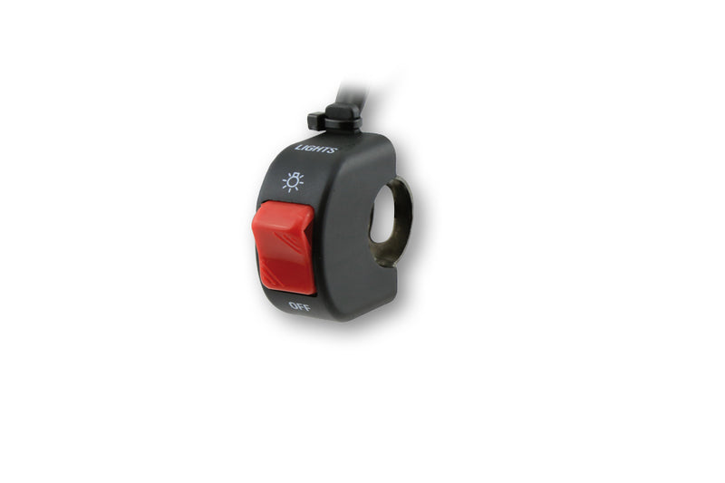HIGHSIDER smart Universal Lichtschalter AN/AUS, mit Schelle für Lenkeranbau