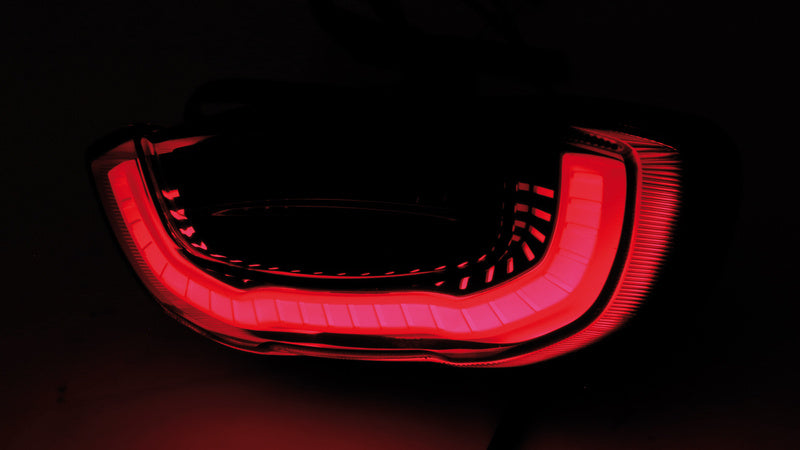 HIGHSIDER smart LED Rücklicht HONDA CB 650 Bj. 18-, Reflektor schwarz, getönt