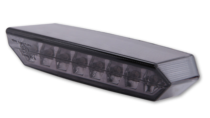 HIGHSIDER smart BOSTON LED Rücklicht, schwarze Basisplatte, getöntes Glas