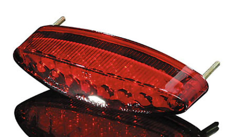 HIGHSIDER smart NUMBER1 LED Mini Rücklicht, mit Kennzeichenbeleuchtung, rotes Glas