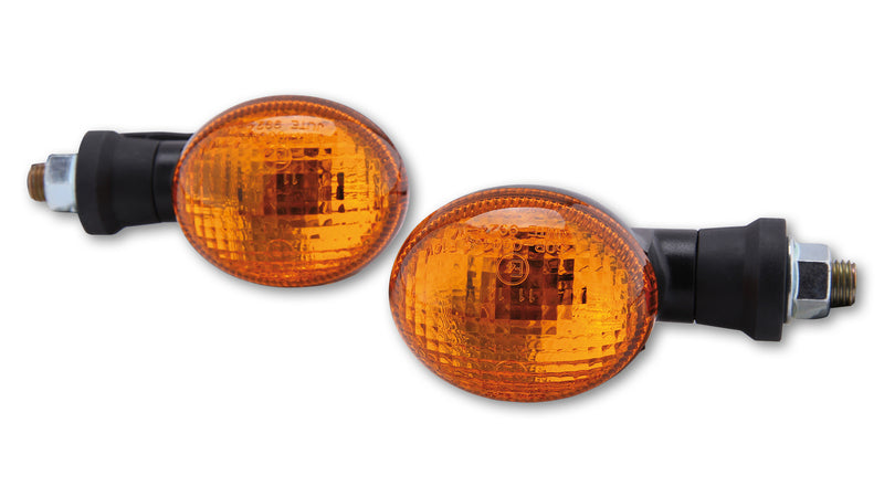 HIGHSIDER smart Mini-Blinker, oval, schwarz
