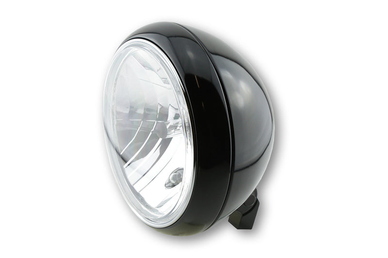 HIGHSIDER smart 7 Zoll YUMA 2 Hauptscheinwerfer, schwarz glänzend