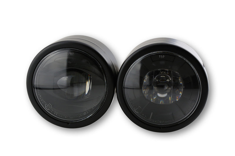 HIGHSIDER smart LED Hauptscheinwerfer TWIN, schwarz, seitliche Befestigung