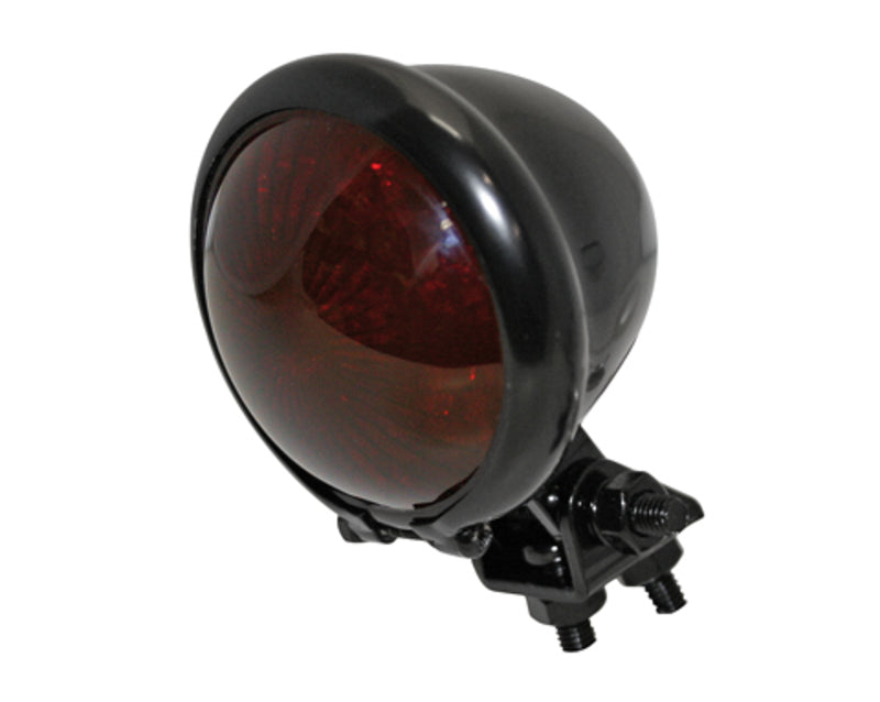 HIGHSIDER smart LED-Rücklicht BATES STYLE, schwarzes Gehäuse, rotes Glas