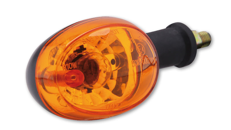 HIGHSIDER smart Blinker, oval, schwarz