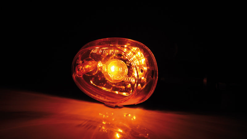 HIGHSIDER smart Blinker, oval, schwarz