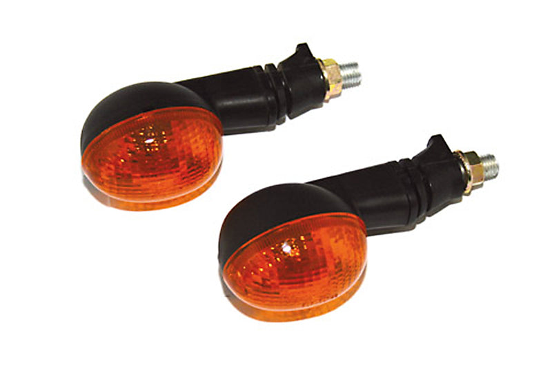HIGHSIDER smart Mini-Blinker, oval, schwarz