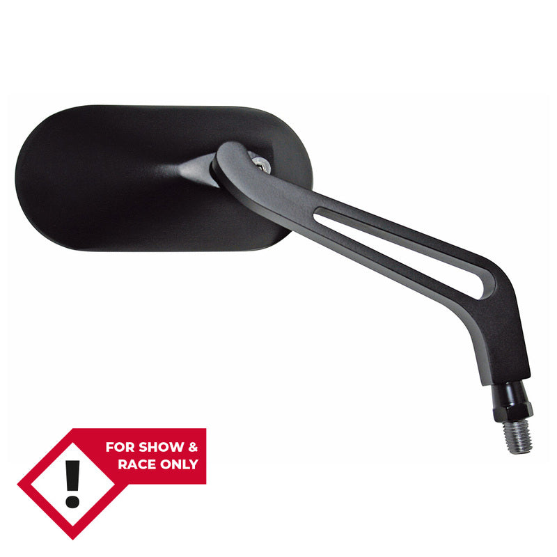 HIGHSIDER smart Lenkerspiegel, oval, schwarz