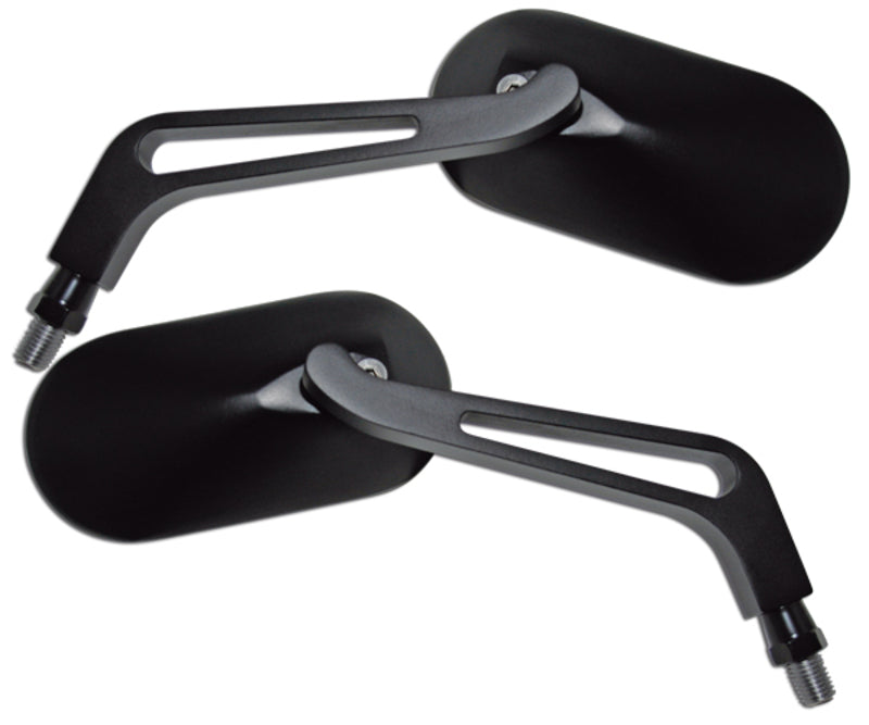 HIGHSIDER smart Lenkerspiegel, oval, schwarz