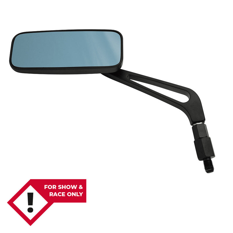 HIGHSIDER smart Lenkerspiegel, rechteckig, Alu, schwarz