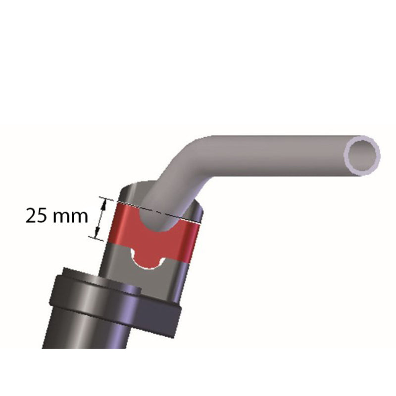 HIGHSIDER pro Lenkererhöhung 25mm, silber für Ø28,6mm Lenker
