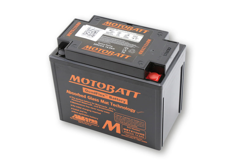 MOTOBATT-Batterie MBTX12UHD, Schwarz