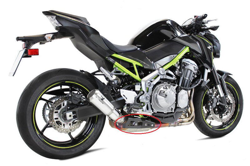 IXRACE Auspuffblende Kawasaki Z 900, 16-, Schwarz