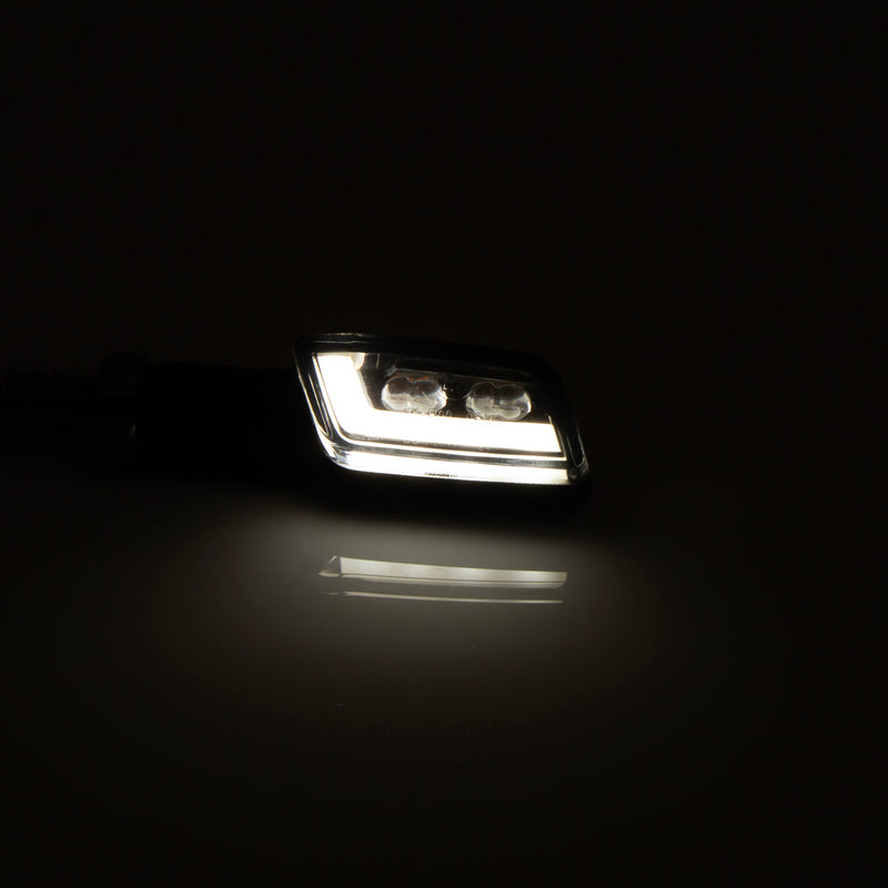 HIGHSIDER smart LED-Blinker/vordere Begrenzungsleuchte FORMULA-TS, Schwarz, Rauch, Paar