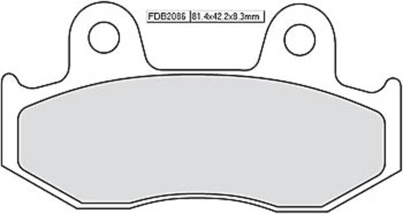 FERODO Bremsbelag FDB 2086 Platinum
