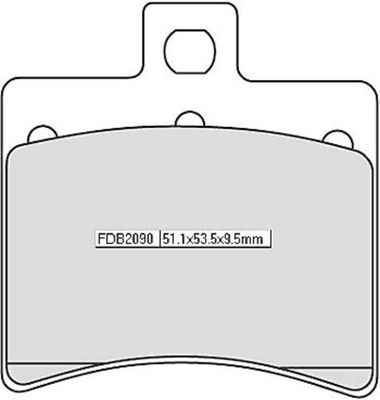 FERODO Bremsbelag FDB 2090 P