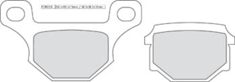 FERODO Bremsbelag FDB 384 Platinum