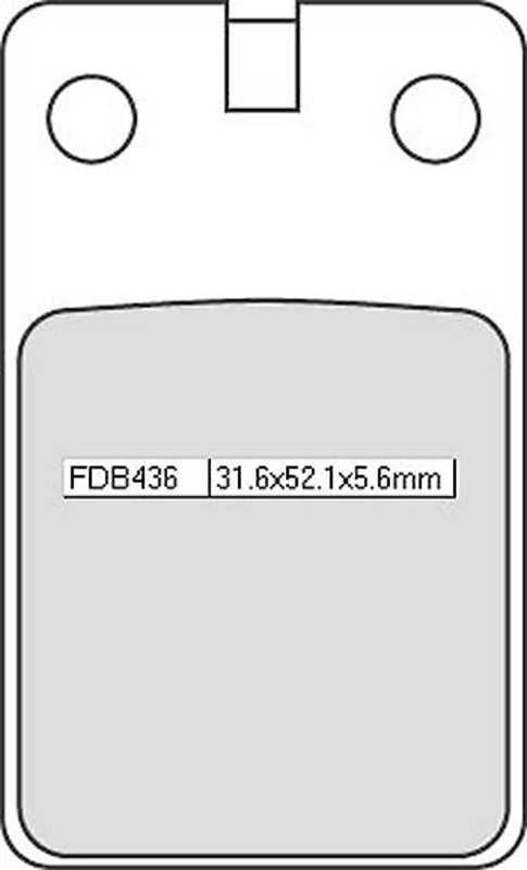 FERODO Bremsbelag FDB 436 Platinum