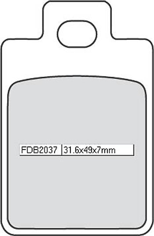 FERODO Bremsbelag FDB 2037 AG