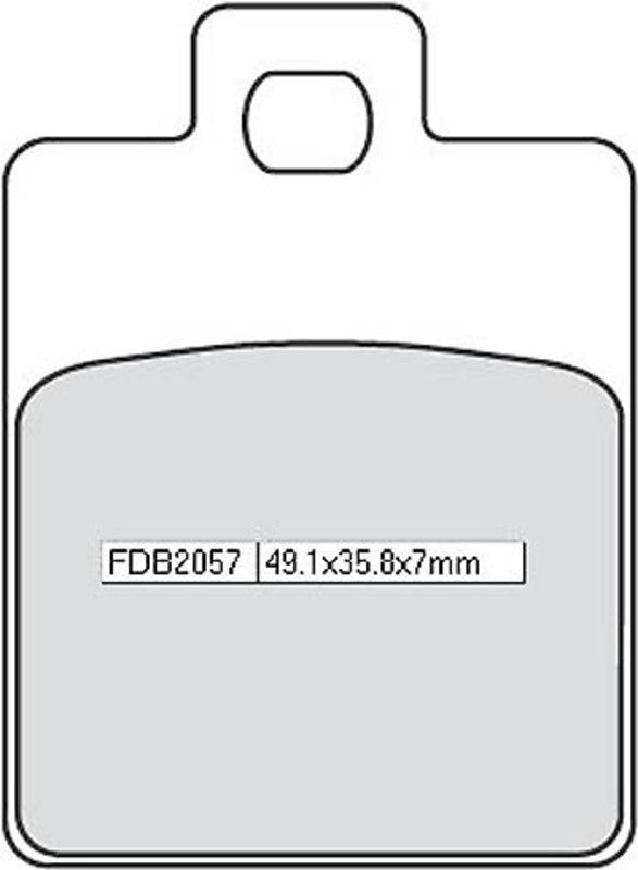 FERODO Bremsbelag FDB 2057 AG