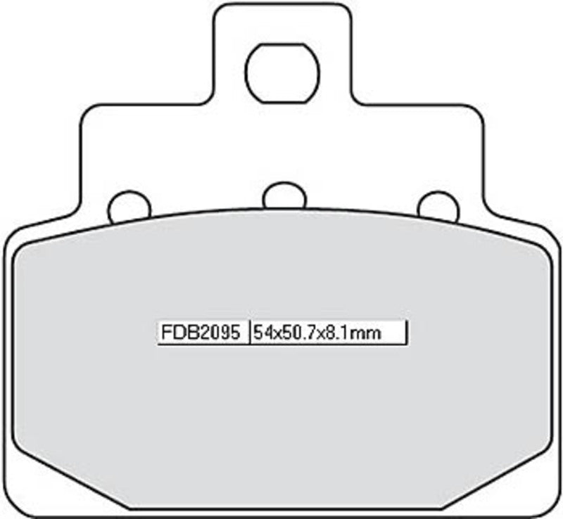 FERODO Bremsbelag FDB 2095 EF