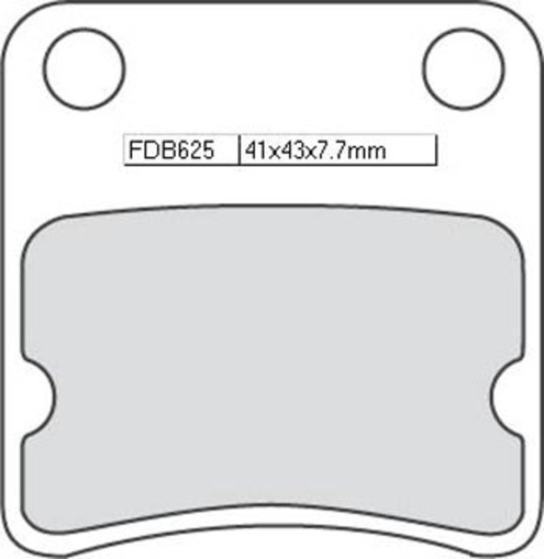 FERODO Bremsbelag FDB 625 EF