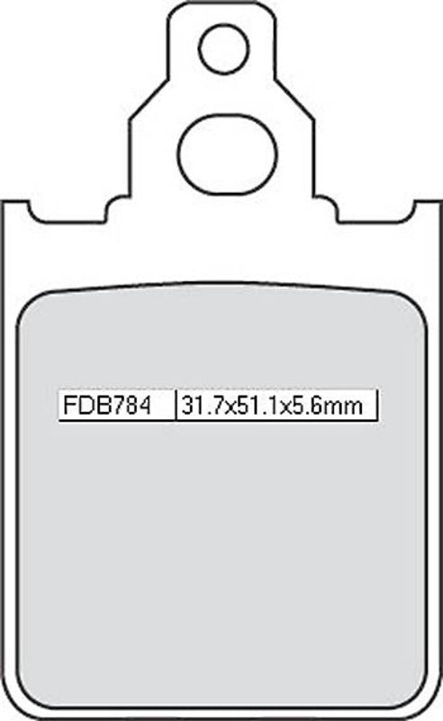 FERODO Bremsbelag FDB 784 EF