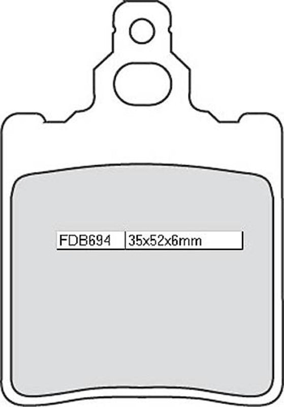 FERODO Sinterbelag FDB 694 ST