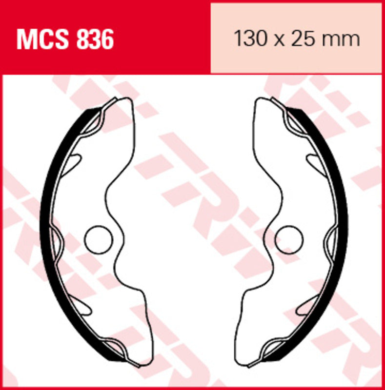 TRW Lucas Bremsbacken MCS836