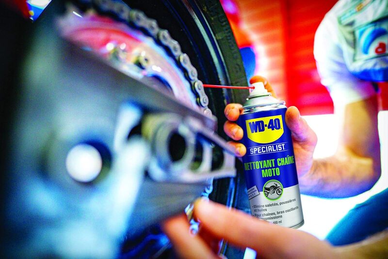 WD-40 Specialist Motorrad-Kettenpflege-Set – 2x Spray 400 ml