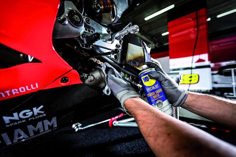 WD-40 Specialist Motorrad-Kettenpflege-Set – 2x Spray 400 ml