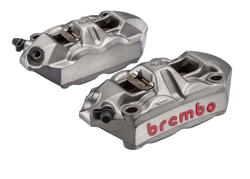 BREMBO Paar einteilige M4-Bremssättel - 18mm/P4 34 (mit Belägen)